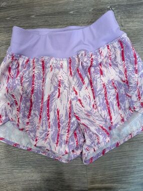 Zella Girl Size Large 10/12 Lined Lavender Sports Shorts